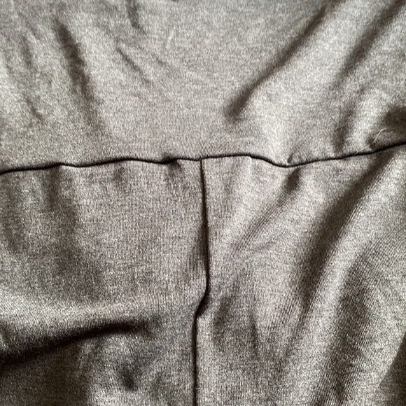 NWOT Love Cameron Los Angeles gray Medium very long dress with slits up sides - Picture 8 of 8